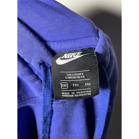 Nike Pullover Hoodie Sweatshirt Embroidered Logo Casual Comfy‎ Purple Size XXL - Picture 7 of 9
